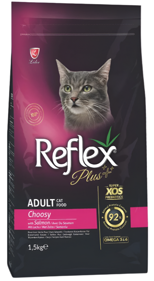 REFLEX PLUS DÀNH CHO MÈO TRƯỞNG THÀNH KÉN ĂN VỊ CÁ HỒI - Tiệm Spa Bốn Chân