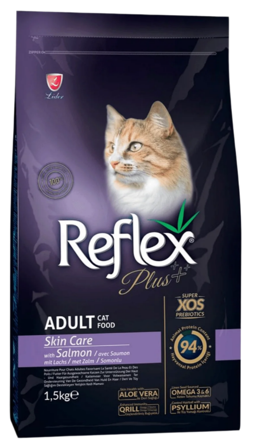 REFLEX PLUS SKIN CARE DÀNH CHO MÈO TRƯỞNG THÀNH VỊ CÁ HỒI - Tiệm Spa Bốn Chân