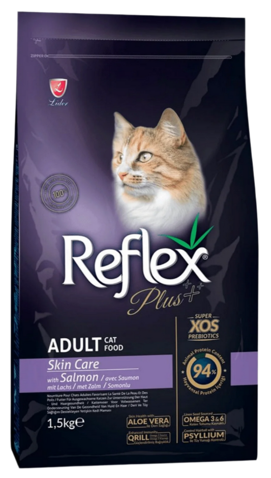 REFLEX PLUS SKIN CARE DÀNH CHO MÈO TRƯỞNG THÀNH VỊ CÁ HỒI - Tiệm Spa Bốn Chân