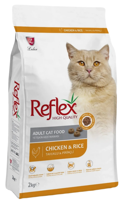 REFLEX DÀNH CHO MÈO TRƯỞNG THÀNH VỊ GÀ & GẠO - Tiệm Spa Bốn Chân