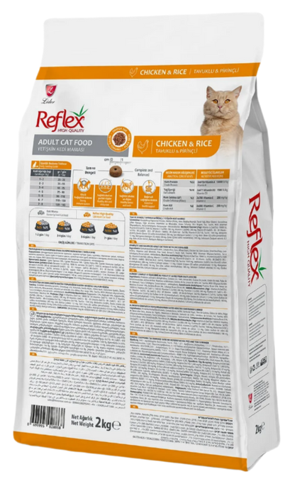 REFLEX DÀNH CHO MÈO TRƯỞNG THÀNH VỊ GÀ & GẠO - Tiệm Spa Bốn Chân