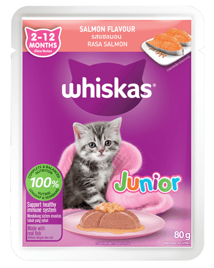 Whiskas Pate Vị Cá Hồi Dành Cho Mèo Con