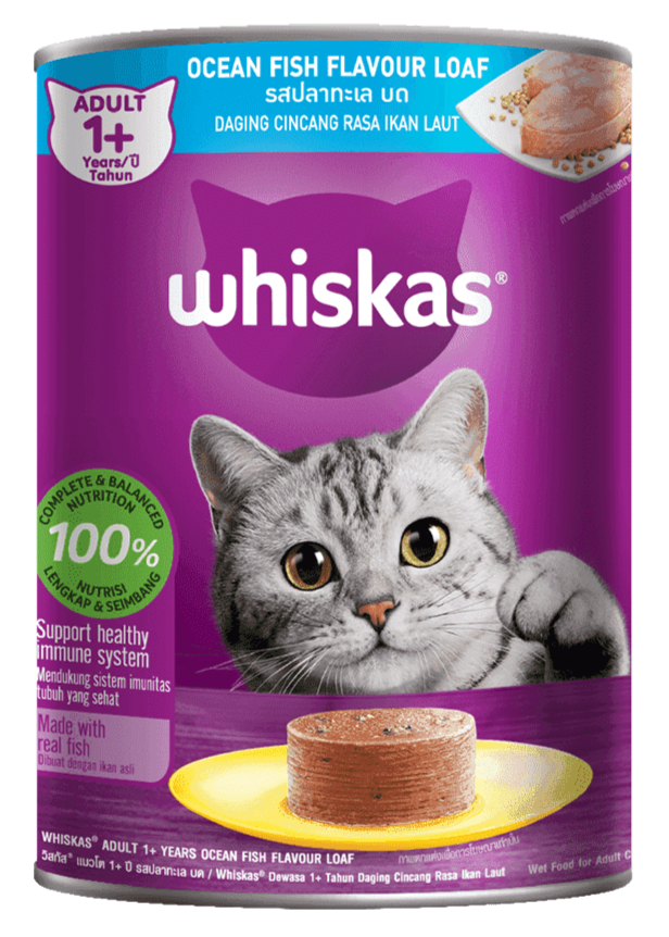 Whiskas Pate Lon Vị Cá Biển Dành Cho Mèo
