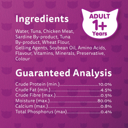 Whiskas Pate Lon Vị Cá Ngừ Dành Cho Mèo