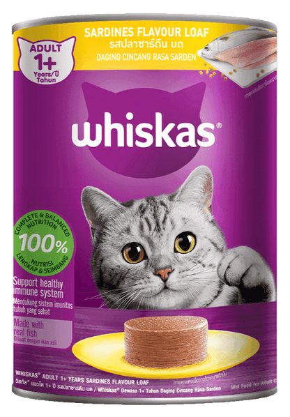 Whiskas Pate Lon Vị Cá Mòi Dành Cho Mèo