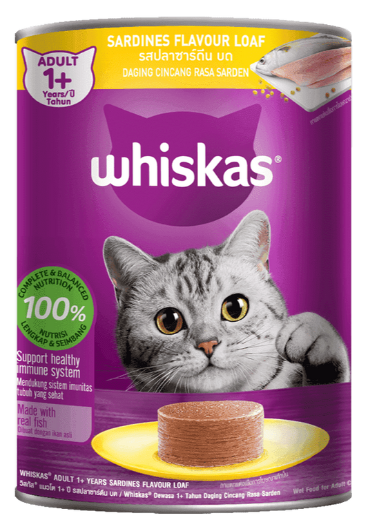 Whiskas Pate Lon Vị Cá Mòi Dành Cho Mèo
