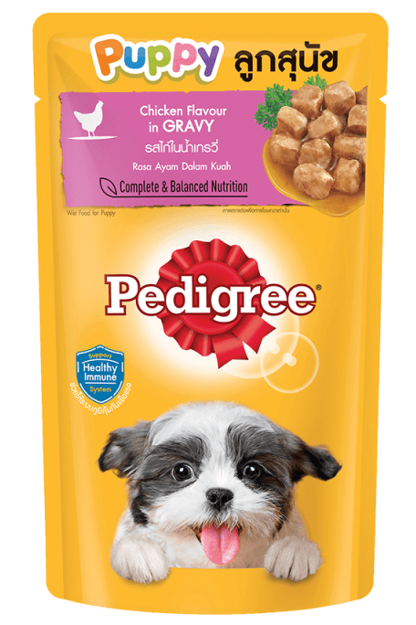 Pedigree Thức Ăn Dạng Sốt Vị Gà Cho Chó Con