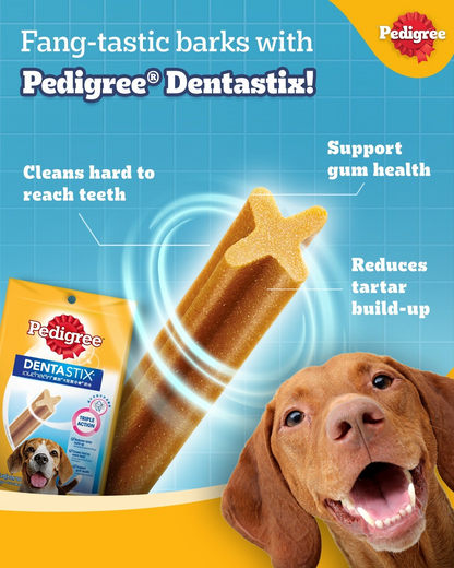 Pedigree Dentastix Bánh Xương Chăm Sóc Răng Cho Chó Cỡ Vừa 98g