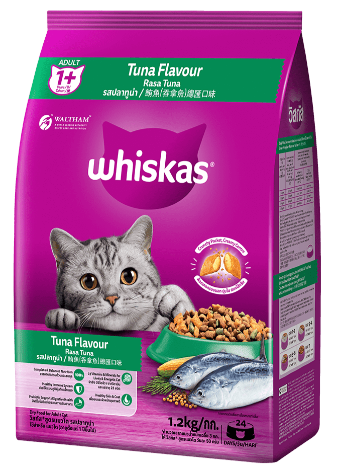 Whiskas Thức Ăn Hạt Vị Cá Ngừ Cho Mèo Trưởng Thành
