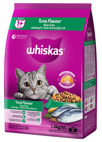 Whiskas Thức Ăn Hạt Vị Cá Ngừ Cho Mèo Trưởng Thành