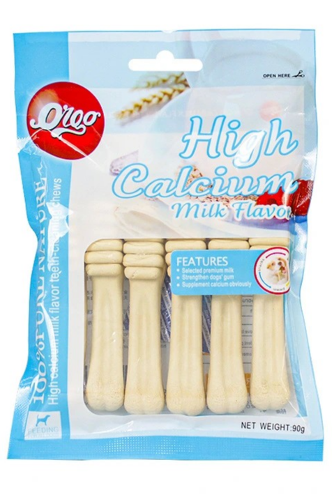 XƯƠNG GẶM SẠCH RĂNG THƠM MIỆNG CHO CHÓ ORGO 90G - Tiệm Spa Bốn Chân