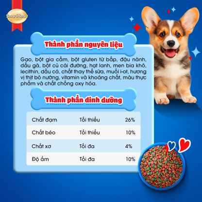 SMARTHEART DÀNH CHO CHÓ CON GIỐNG VỪA VÀ LỚN VỊ GÀ, TRỨNG & SỮA - Tiệm Spa Bốn Chân