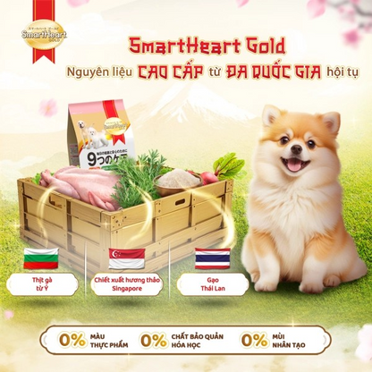 SMARTHEART GOLD THỨC ĂN HẠT DÀNH CHO CHÓ CON VÀ CHÓ MANG THAI - Tiệm Spa Bốn Chân
