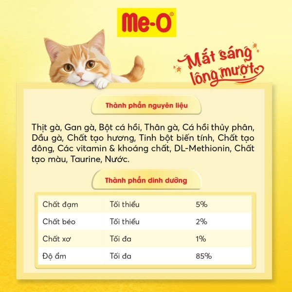 ME-O SÚP THƯỞNG VỊ CUA 60G - Tiệm Spa Bốn Chân