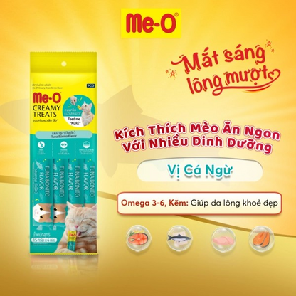 ME-O SÚP THƯỞNG VỊ CÁ NGỪ BONITO 60G - Tiệm Spa Bốn Chân