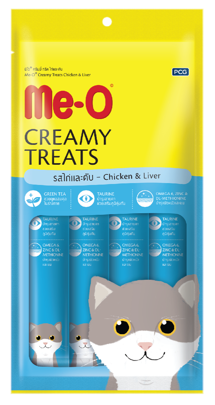 ME-O SÚP THƯỞNG VỊ GÀ & GAN 60G - Tiệm Spa Bốn Chân