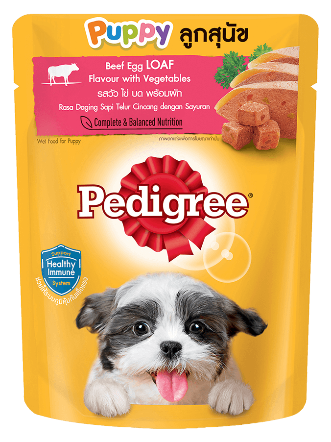 Pedigree Thức Ăn Dạng Sốt Vị Bò & Sữa Cho Chó Con