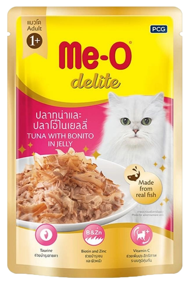 ME-O DELITE CÁ NGỪ BONITO 70G - Tiệm Spa Bốn Chân