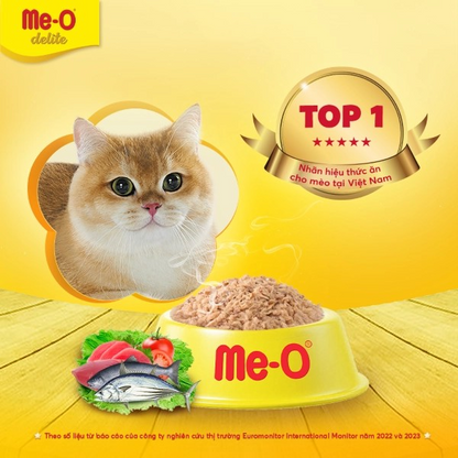 ME-O DELITE CÁ NGỪ & CÁ HỒI 70G - Tiệm Spa Bốn Chân