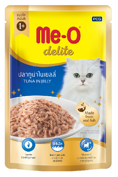 ME-O DELITE CÁ NGỪ TRONG THẠCH 70G - Tiệm Spa Bốn Chân