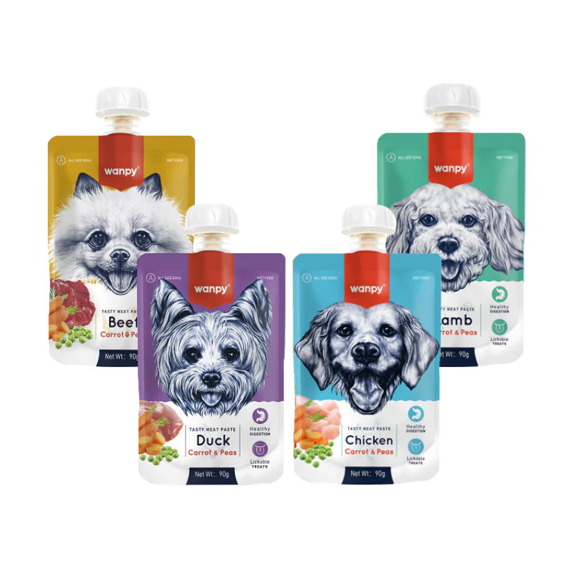 SÚP THƯỞNG CHO CHÓ WANPY NẮP VẶN 90G - Tiệm Spa Bốn Chân
