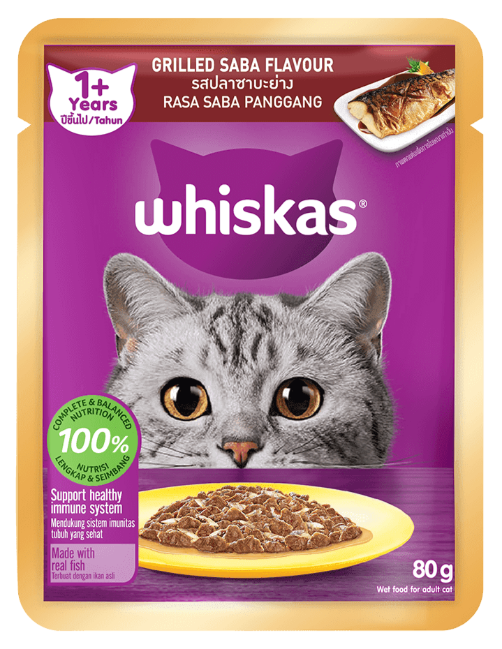 Whiskas Pate Vị Cá Saba Nướng Dành Cho Mèo