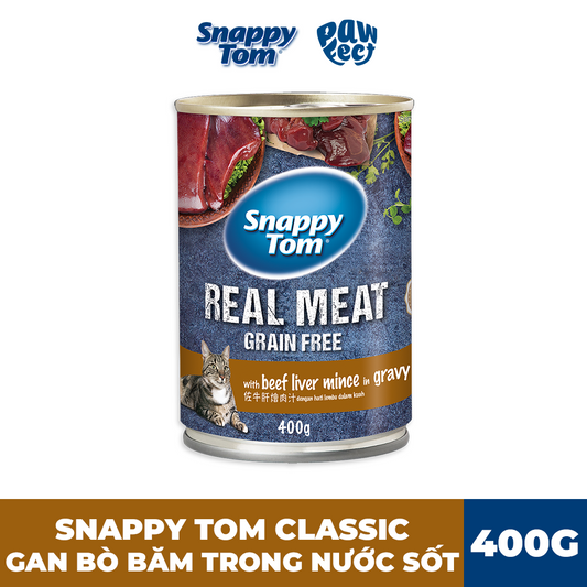 Snappy Tom Classic 400g Beef Liver Mince in Gravy