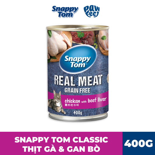 Snappy Tom Classic 400g Chicken with Beef Liver