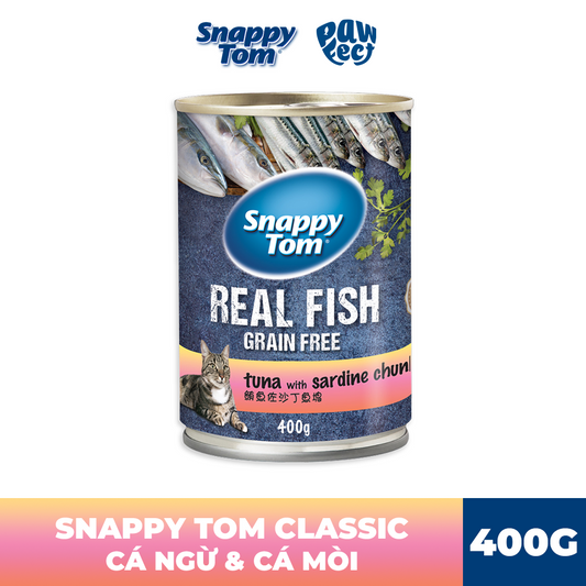 Snappy Tom Classic 400g Tuna with Sardine Chunk