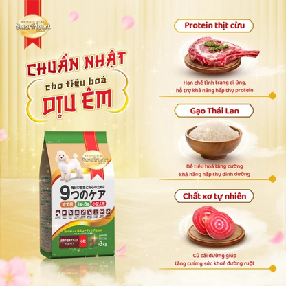 SMARTHEART GOLD DÀNH CHO CHÓ TRƯỞNG THÀNH GIỐNG NHỎ VỊ CỪU VÀ GẠO - Tiệm Spa Bốn Chân