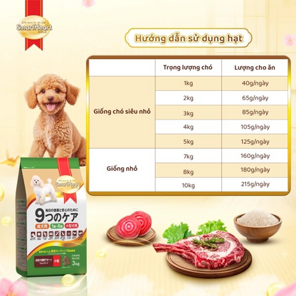 SMARTHEART GOLD DÀNH CHO CHÓ TRƯỞNG THÀNH GIỐNG NHỎ VỊ CỪU VÀ GẠO - Tiệm Spa Bốn Chân
