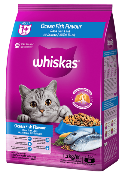 Whiskas Thức Ăn Hạt Vị Cá Biển Cho Mèo Trưởng Thành