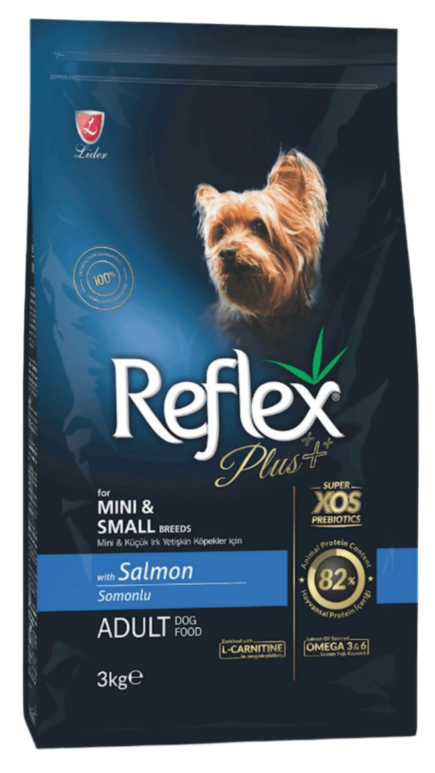 REFLEX PLUS DÀNH CHO CHÓ MINI VÀ NHỎ TRƯỞNG THÀNH VỊ CÁ HỒI - Tiệm Spa Bốn Chân