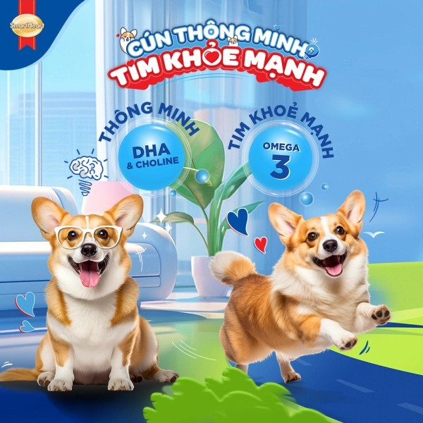 SMARTHEART DÀNH CHO CHÓ TRƯỞNG THÀNH GIỐNG VỪA VÀ LỚN VỊ CỪU & GẠO - Tiệm Spa Bốn Chân