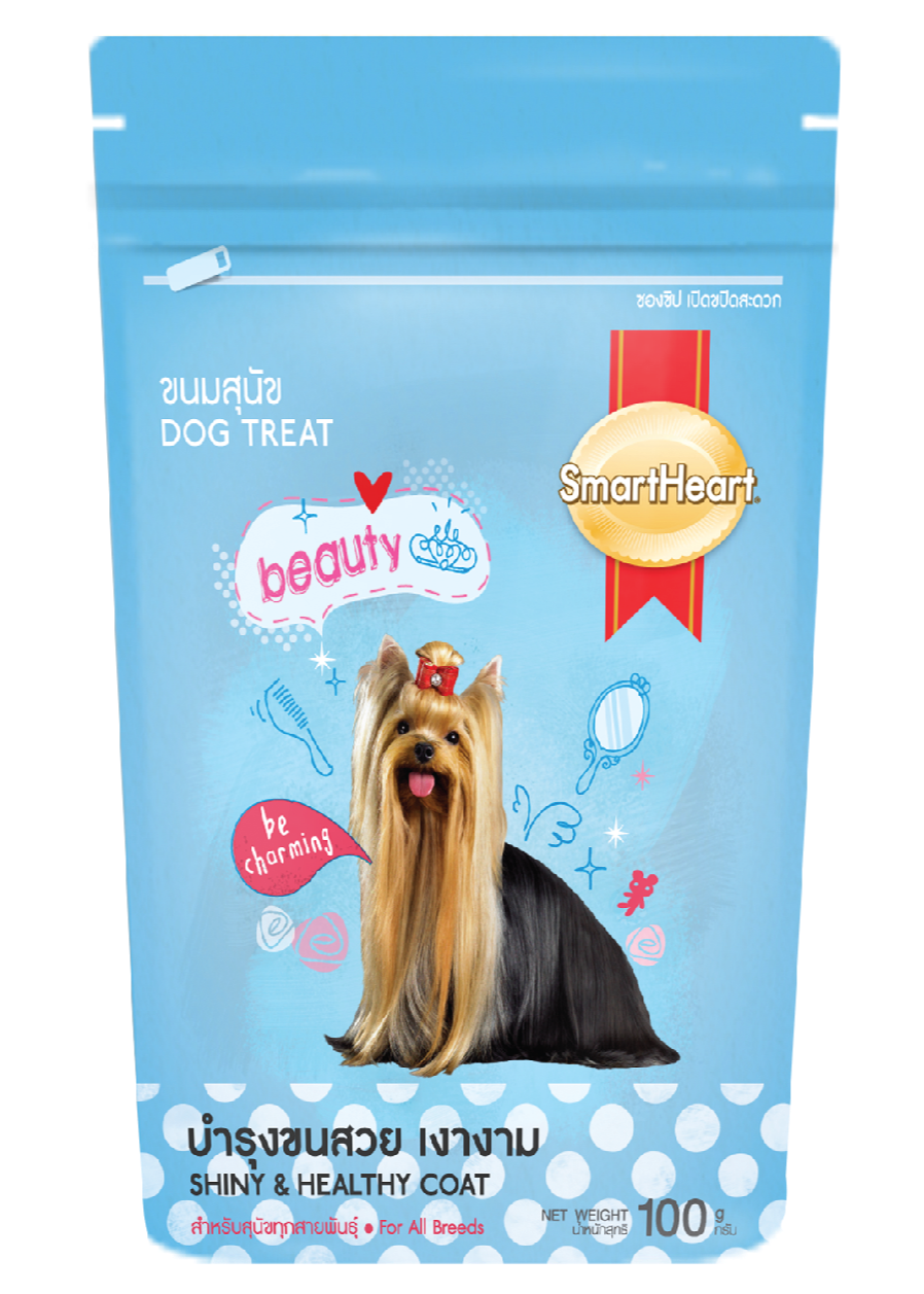 SMARTHEART BÁNH THƯỞNG SHINY & HEALTHY COAT - Tiệm Spa Bốn Chân