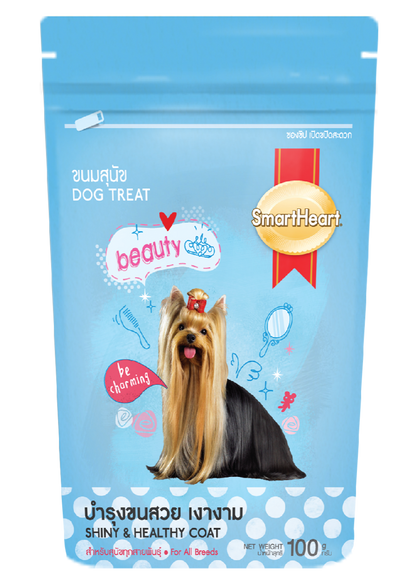 SMARTHEART BÁNH THƯỞNG SHINY & HEALTHY COAT - Tiệm Spa Bốn Chân