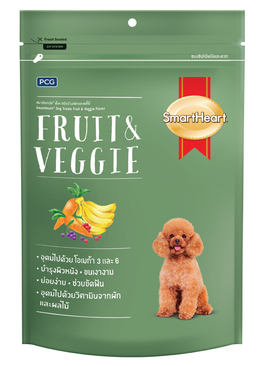 SMARTHEART BÁNH THƯỞNG VỊ TRÁI CÂY VÀ RAU CỦ - Tiệm Spa Bốn Chân