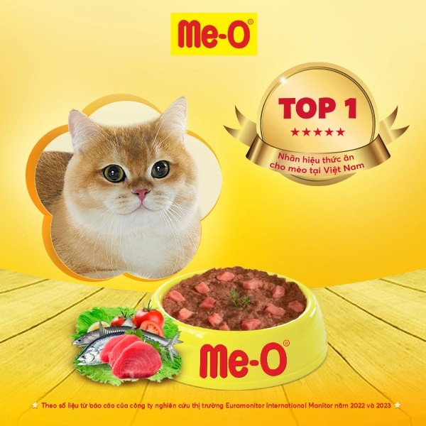 ME-O PATE KITTEN VỊ CÁ NGỪ - Tiệm Spa Bốn Chân
