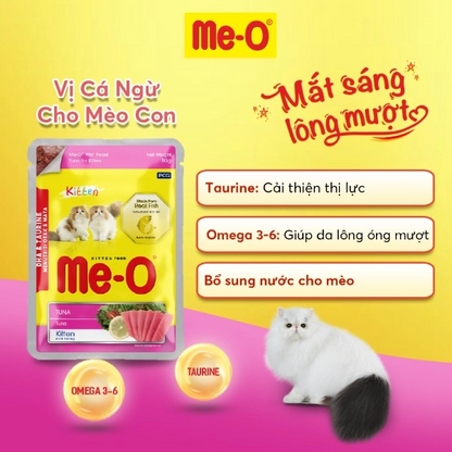 ME-O PATE KITTEN VỊ CÁ NGỪ - Tiệm Spa Bốn Chân