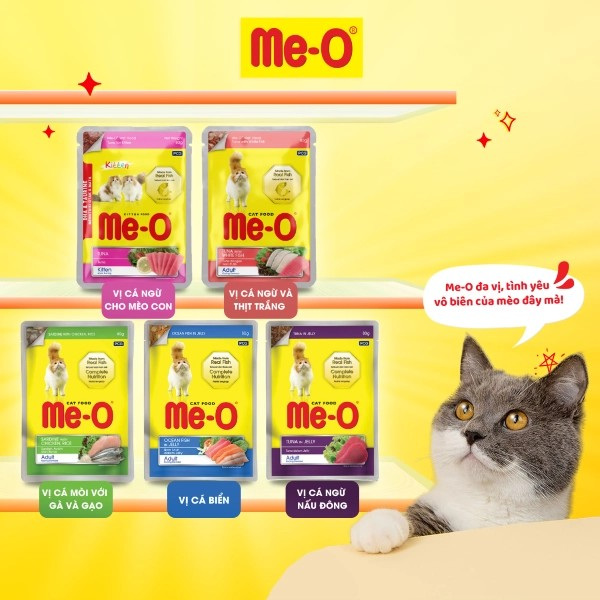 ME-O PATE KITTEN VỊ CÁ NGỪ - Tiệm Spa Bốn Chân