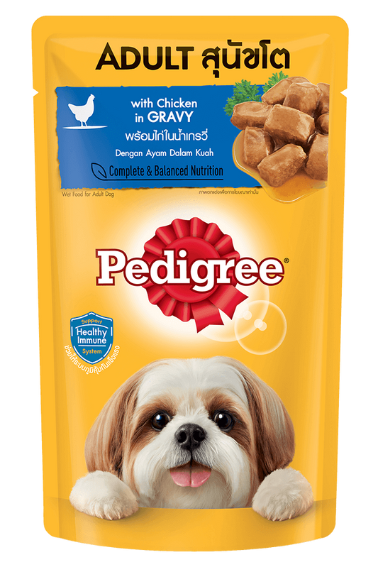 Pedigree Thức Ăn Dạng Sốt Vị Gà Trong Nước Sốt Cho Chó