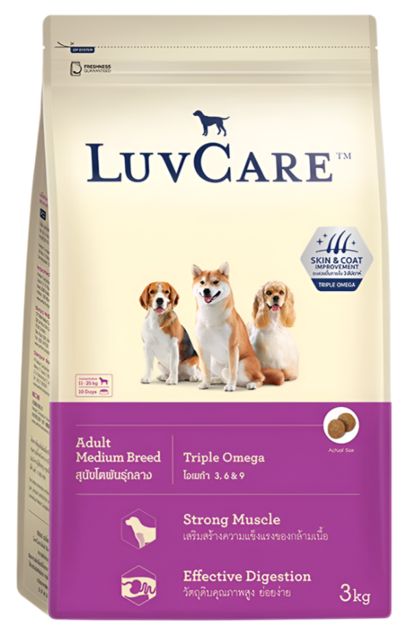 LUVCARE ADULT MEDIUM BREED - Tiệm Spa Bốn Chân