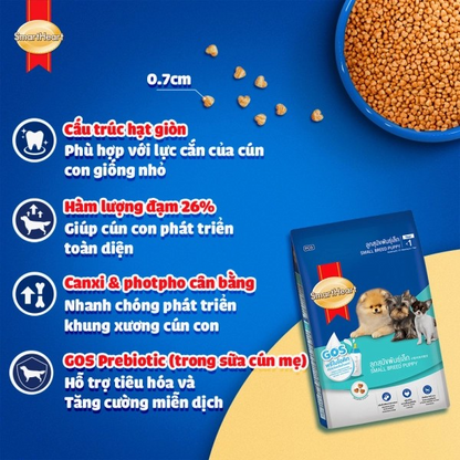 SMARTHEART DÀNH CHO CHÓ CON GIỐNG NHỎ VỊ SỮA - Tiệm Spa Bốn Chân