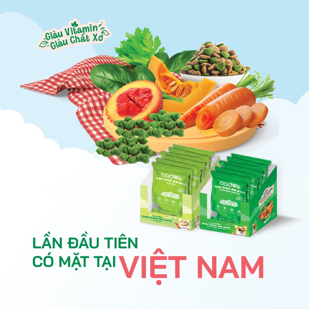 Cado's Hạt Rau Ăn Kèm Cho Chó Vị Bò Nướng Phô Mai