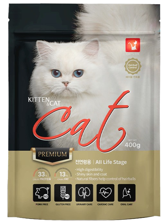 Cat's Eye Premium Kitten & Cat Thức Ăn Hạt Cao Cấp Dành Cho Mèo Mọi Lứa Tuổi 400g