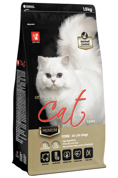 Cat's Eye Premium Kitten & Cat Thức Ăn Hạt Cao Cấp Dành Cho Mèo Mọi Lứa Tuổi 1.5kg