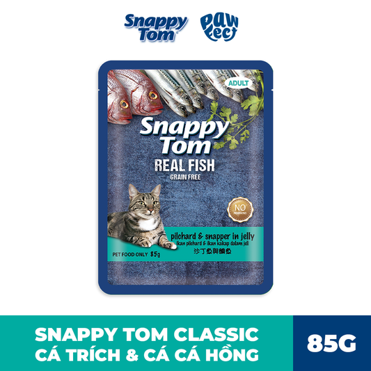 Snappy Tom 85g Pilchard & Snapper in Jelly