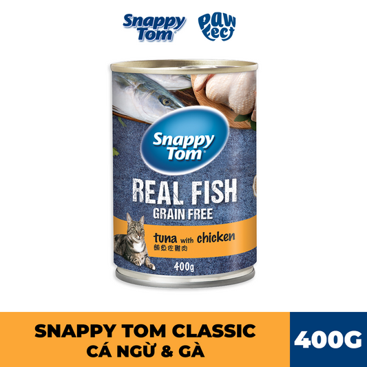 Snappy Tom Classic 400g Tuna with Chicken