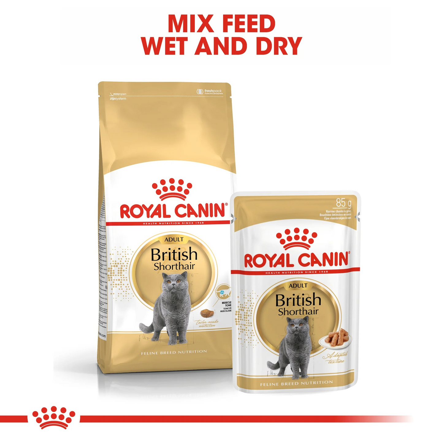 Royal Canin Thức Ăn Hạt Dành Cho Mèo Anh Lông Ngắn Bịch 400g