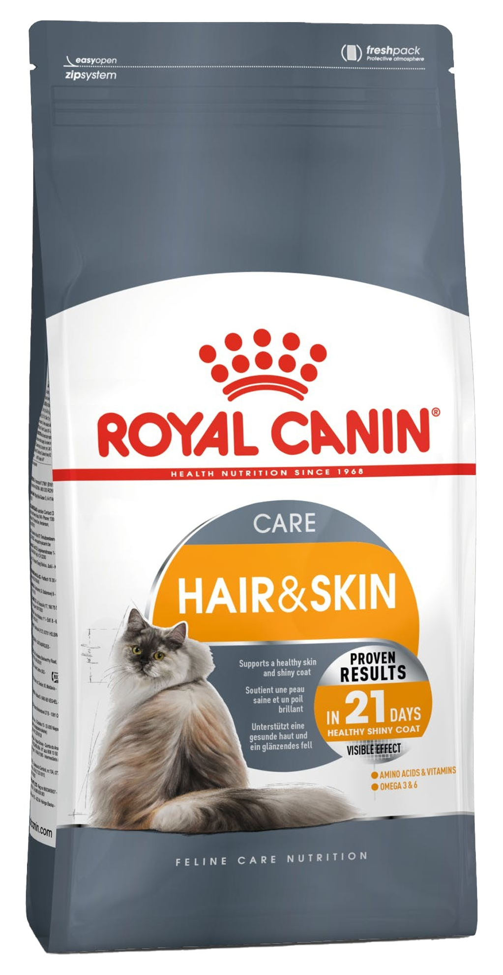 Royal Canin Thức Ăn Hạt Hỗ Trợ Da & Lông Cho Mèo Trưởng Thành Túi 2kg
